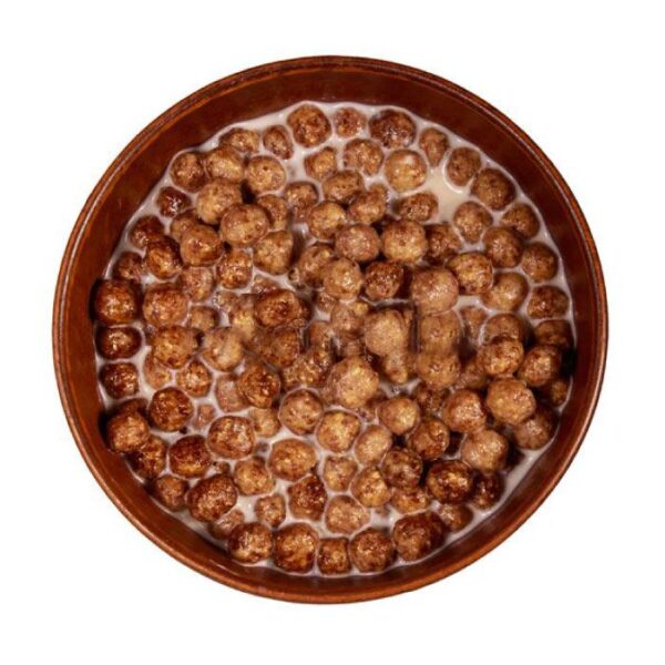 Ball of chocolate cereal